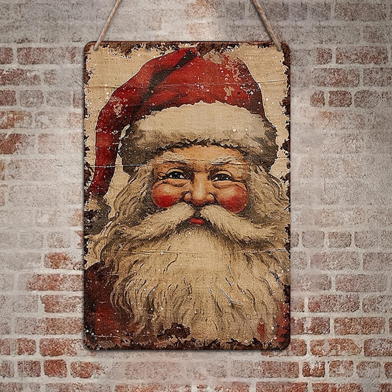 Amazon.co.jp: Keloglu サンタのドアサイン、クリスマスのドアサイン